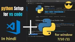 how to setup visual studio code for python on window | 2023