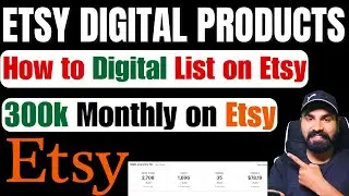Etsy Digital Products Full Course 2025 | Digital Product Listing - Online Earning without investment
