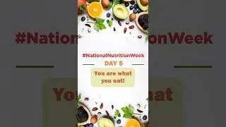 Day 5 of #NationalNutritionWeek – Discover the concept of 'You Are What You Eat'!  😇 #ytshorts