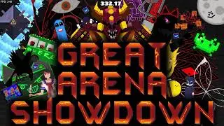 Geometry Dash- [Insane Demon] Great Arena Showdown by AstralityAngel (All coins)