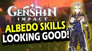 ALBEDO SKILLS ARE LOOKING GOOD! - Genshin Impact 1.2 Albedo Elemental Skill & Burst Overview