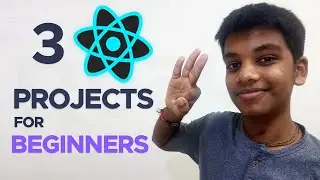 3 React projects for Beginners (2020) - React Project examples