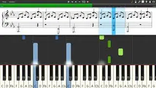 Max Richter - Departure (Lullaby) - Piano tutorial and cover (Sheets + MIDI)