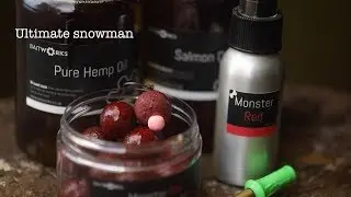 Carp fishing - Monster Red 'boosted' hard hook baits