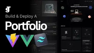 Build & Deploy an Amazing Portfolio with Vue.js & Tailwindcss | Beginner Vue.js Tutorial