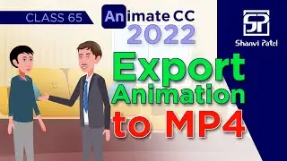 Adobe Animate CC 2022: Export Animation to MP4 | Flash Tutorial | 2d Animation | Hindi