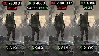 RX 7900 XT vs RTX 4080 SUPER vs RX 7900 XTX vs RTX 4090
