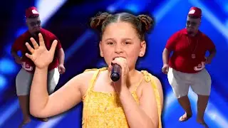 Kid sings Skibidi Bop Yes Yes Yes on America's got talent