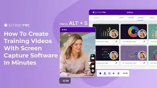 👉How To Create Training Videos With Screen Capture Software In Minutes