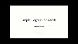 Simple Regression Model