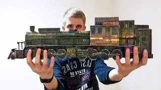 СОБРАЛ ПОЕЗД АВРОРА ИЗ БУМАГИ METRO EXODUS AURORA PAPERCRAFT EDITION