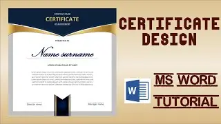 Stay on Trend: How to Create a Certificate Using the Latest Ms Word Features.