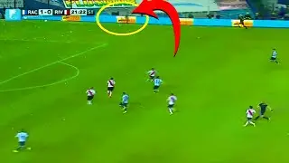 Fantasma aparece durante un partido en Argentina Racing 1 vs River Plate 0 2014