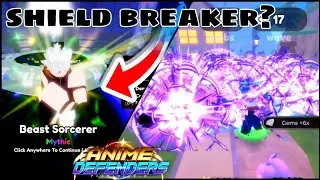 Meta Shield Remover? Beast Sorcerer Showcase | Anime Defenders Update 2