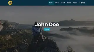 Photographers Website PART 2 using BOOTSTRAP 4 - HTML, CSS, and JavaScript - Code Therapy