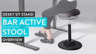 Desky Sit Stand Bar Active Stool Overview