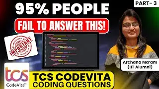 TCS CodeVita Preparation 2023 | TCS CodeVita Programming Questions | Coding Questions | Part - 3