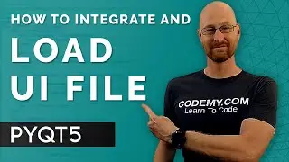 How To Load PYQT5 Designer UI File - PyQt5 GUI Thursdays #27