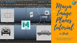 Maya Image Plane Tutorial - How to Import and Setup Image Planes in Maya #3d #maya3d #3dmodeling