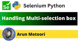 Handling Multi selection box fields List Box using Selenium Python (Selenium Python)