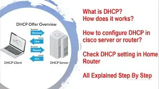 Configure DHCP in Cisco Packet Tracer | DHCP Explained |