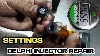 DELPHI INJECTOR REPAIR ! DELPHI INJECTOR measurements tool ! DELPHI injector air gap settings