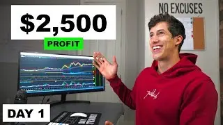 The 1% DAY TRADING CHALLENGE FOR BEGINNERS [DAY 1]