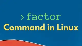 Factor Command in Linux  #linuxcommandline