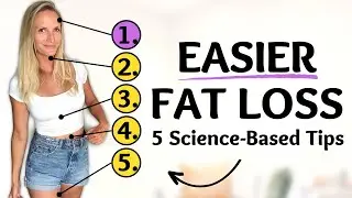 How To Lose Weight More EASILY in 2023 // 5 Practical Tips That Work (Science-based!)