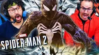 Marvels SPIDER-MAN 2 GAMEPLAY REVEAL TRAILER REACTION!! Venom | Kraven The Hunter | Lizard