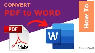 How to Convert PDF to Word Doc | FREE Mac & Windows