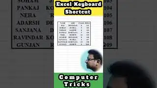 OMG 🔥Excel Keyboard Shortcut!🤗 Computer Tricks And Secrets  