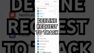 iPhone Tip How To Automatically Decline App Request To Track Activity Across Other Apps And Websites