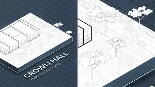 Urban Isometric Diagram in Architecture