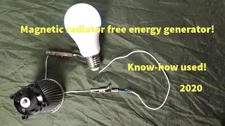 Magnetic radiator free energy generator 2021