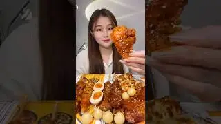 먹방 먹는 소리, Chicken Kabab/Skewers Eating #asmr #mukbang #eating #312