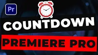 How To Create a Countdown in Premiere Pro | Tutorial