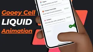 Gooey Cell Liquid Animation - Fluid Body Animations - Xcode 14 - SwiftUI Tutorials