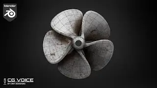 I found easy way to make this Propeller in Blender _ Blender Subdivision Surface Modeling