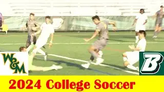 William & Mary vs Binghamton Soccer Game Highlights 8 28 2024