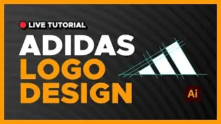 Adidas Logo in Adobe Illustrator 2021 - LIVE Tutorial