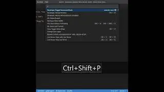 Quickly Refresh / Reload Visual Studio Code (VS Code) when having issues #shorts