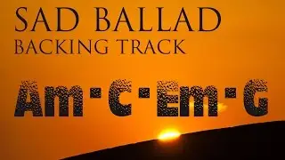 Sad Slow Instrumental Guitar Ballad Backing Track A minor