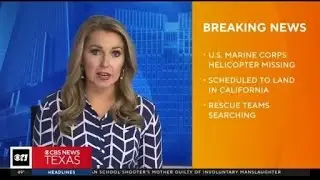 U.S. Marine Corps helicopter missing