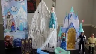 Official Disney Frozen Castle and Ice Palace Playset! Princesses Elsa Anna Olaf