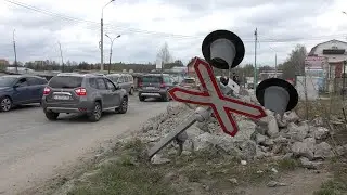 Состояние железнодорожных переездов на Копровом проезде в Ижевске