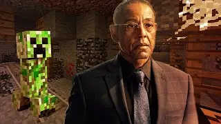 Gus Fring plays Minecraft