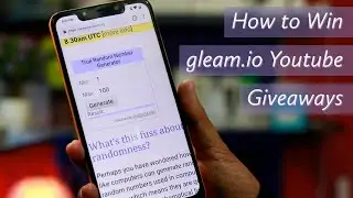 How to Win Youtube Giveaways on Gleam.io | Random Analysis