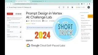 [2024] Prompt Design in Vertex AI: Challenge Lab || #qwiklabs | #GSP519 || @quick_lab