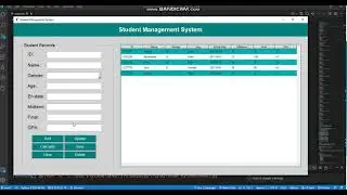 Student Management System using Python GUI (Tkinter)